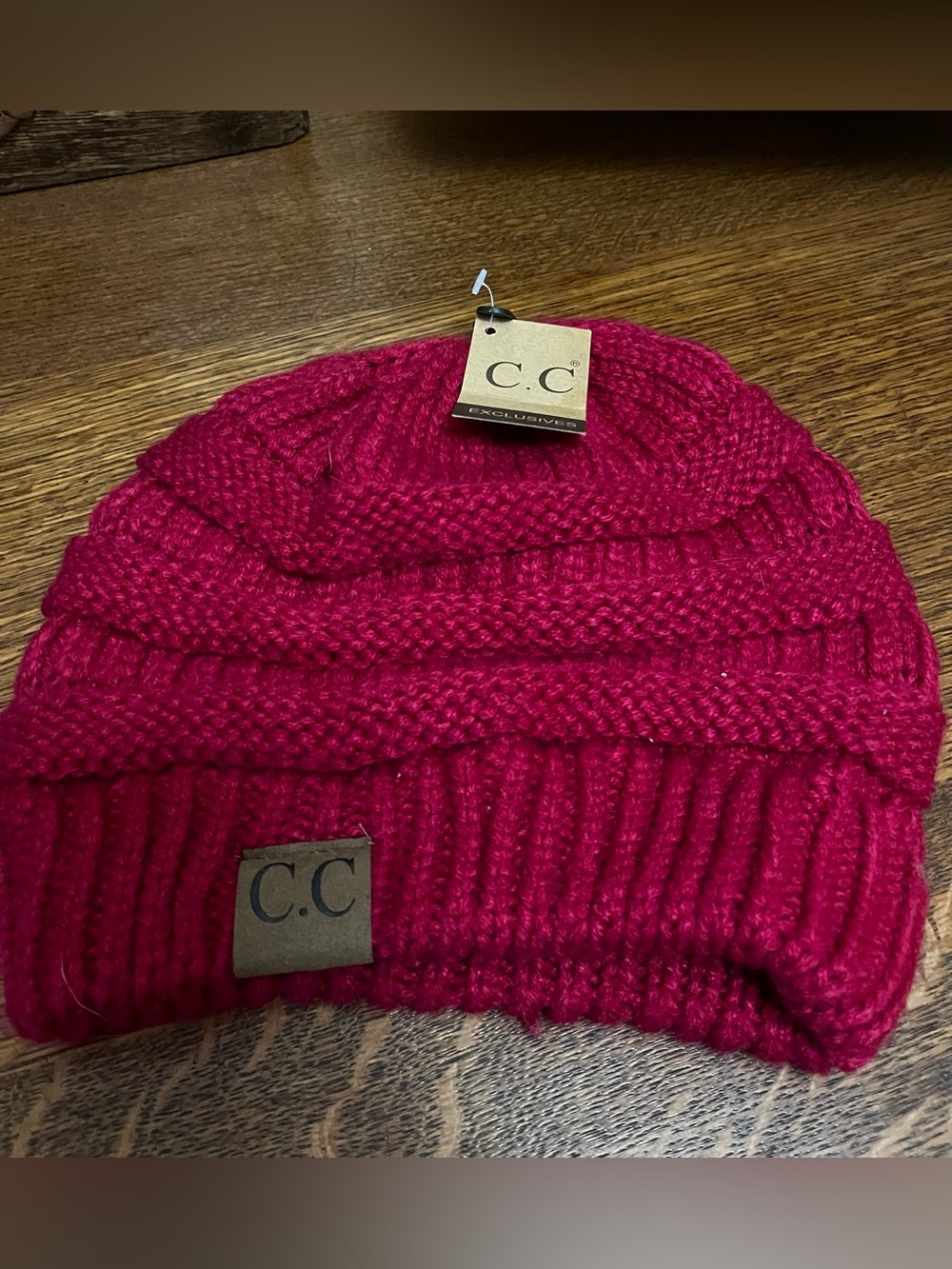 C.C Crimson Knit Beanie